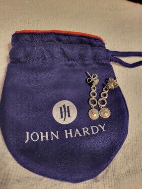 JOHN HARDY Palu Sterling Silver Round Drop Earrings